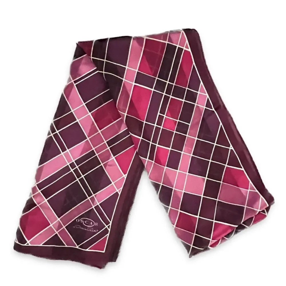 Oscar de la Rent Silk Scarf